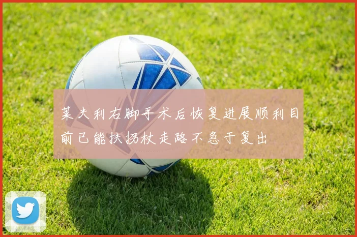 莱夫利右脚手术后恢复进展顺利目前已能扶拐杖走路不急于复出